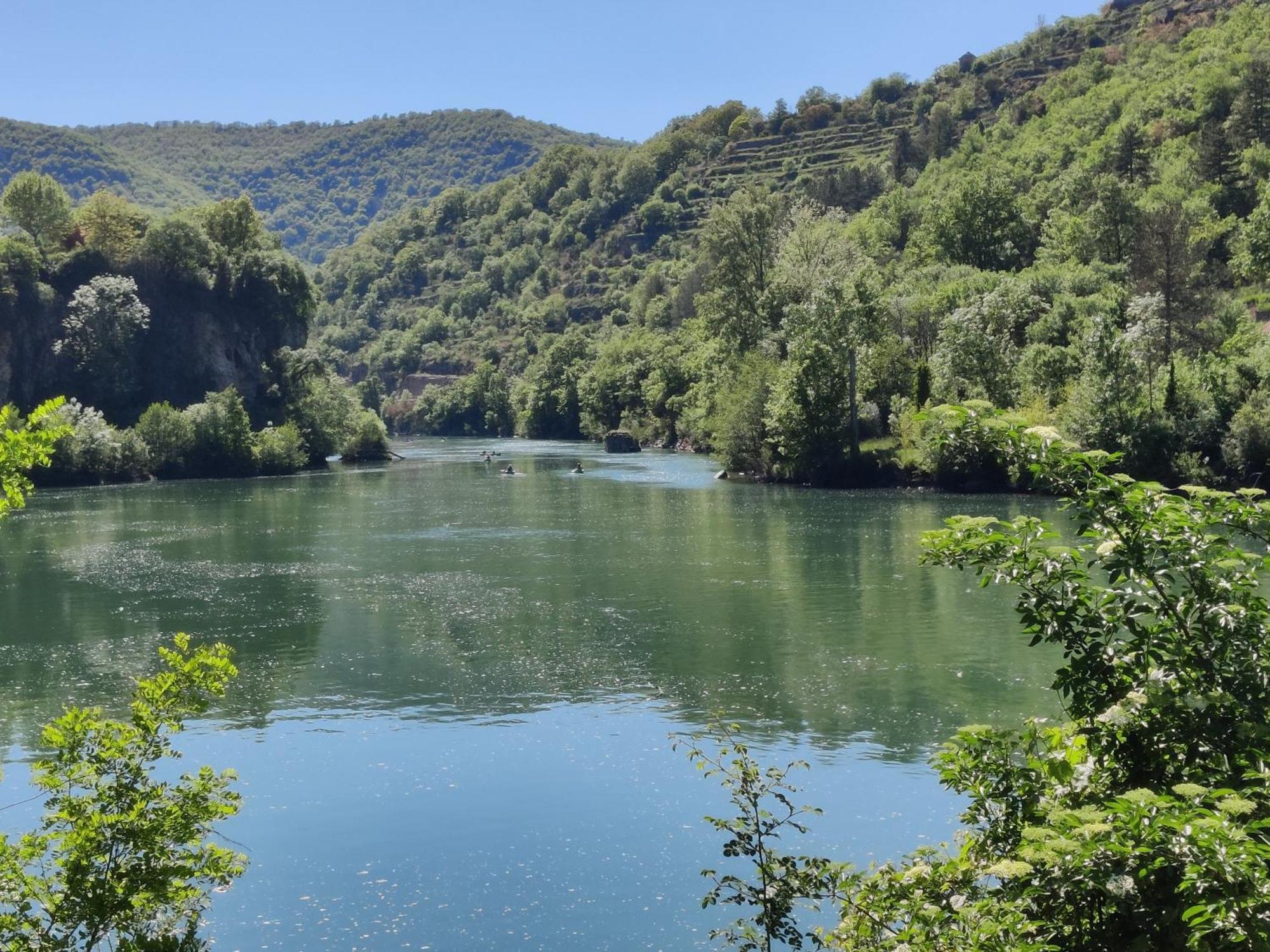 Camping Cascade Aveyron Saint-Rome-de-Tarn Esterno foto